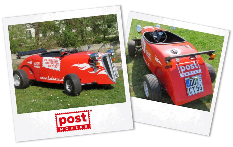 Mini Hot Rod-Pate Post Modern